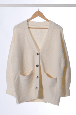 CARDIGAN AMATISTA - CREMA, Único