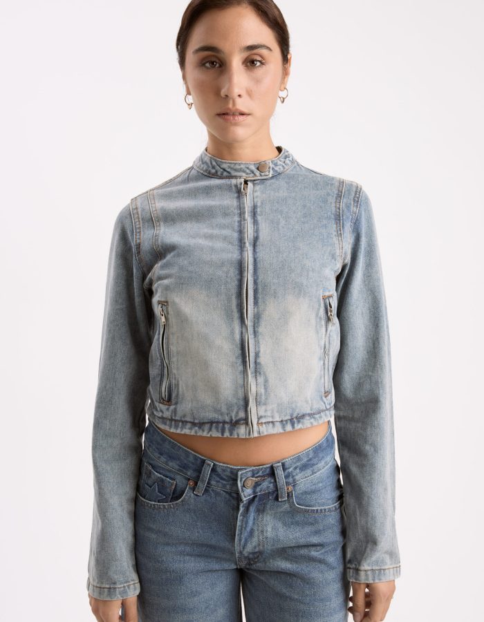 Campera Jean Venezuela Celeste