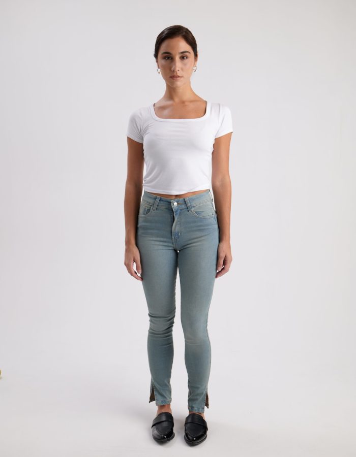 Pantalón Jean Chupin Joaquina Celeste