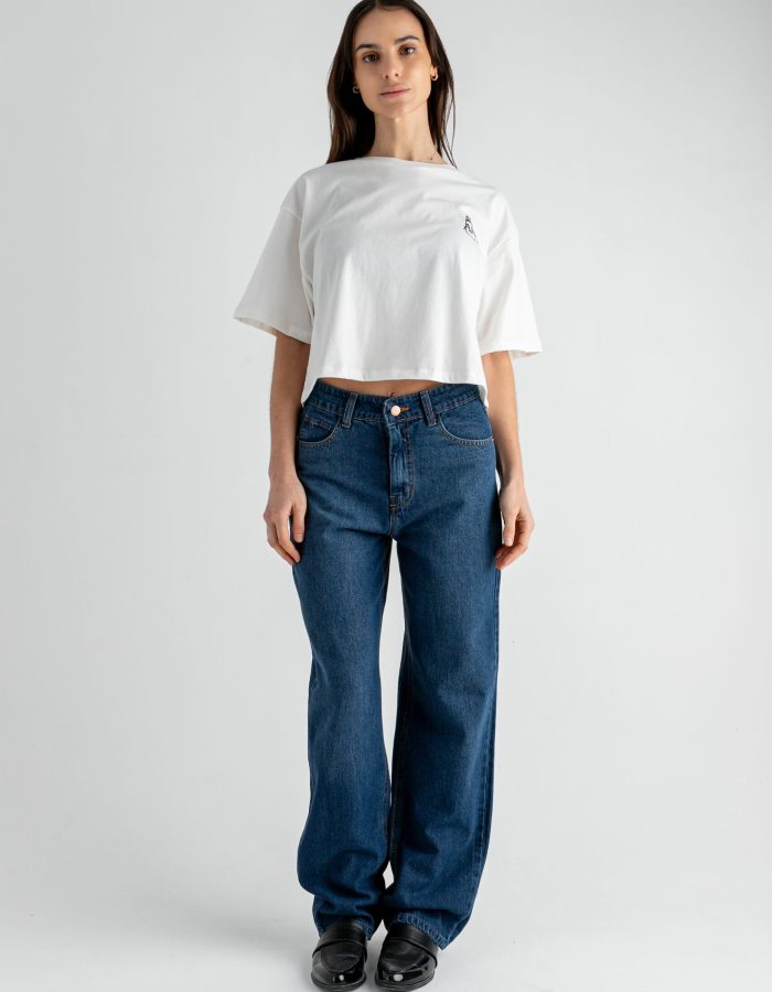 Pantalón Jean Recto Clásicos Homero Azul Localizado