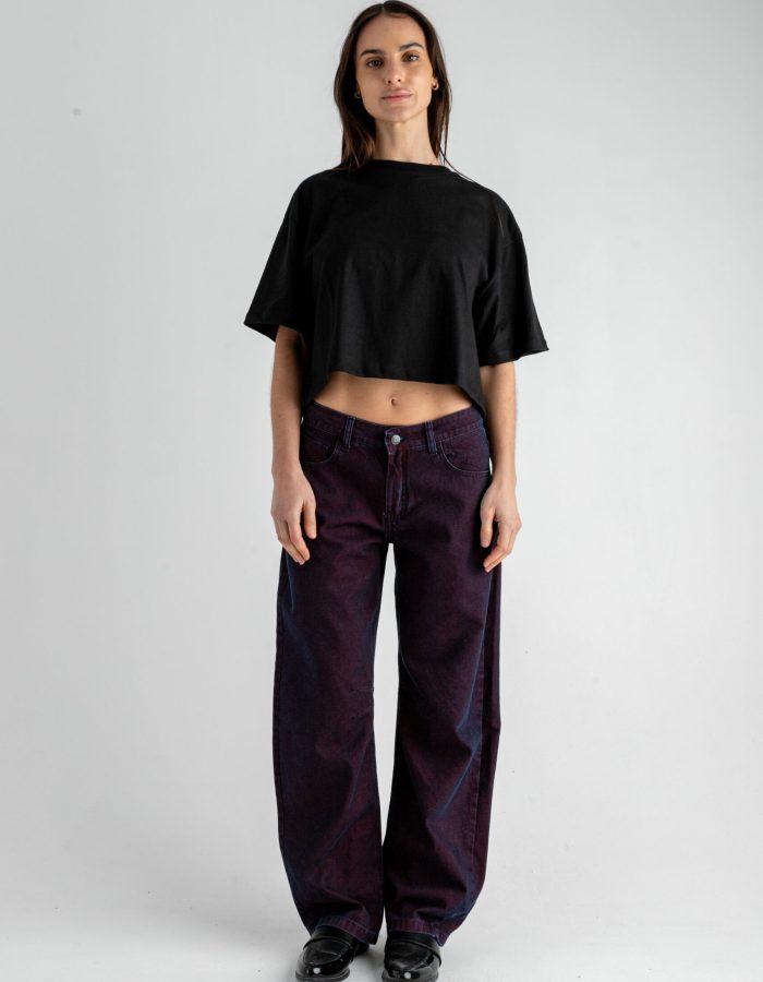 Pantalón Jean Balloon Japon Rojo