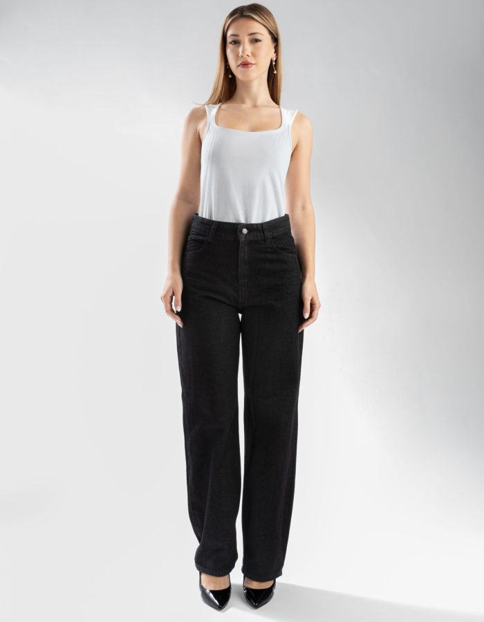 Pantalón Jean Clásico Recto Bart Negro