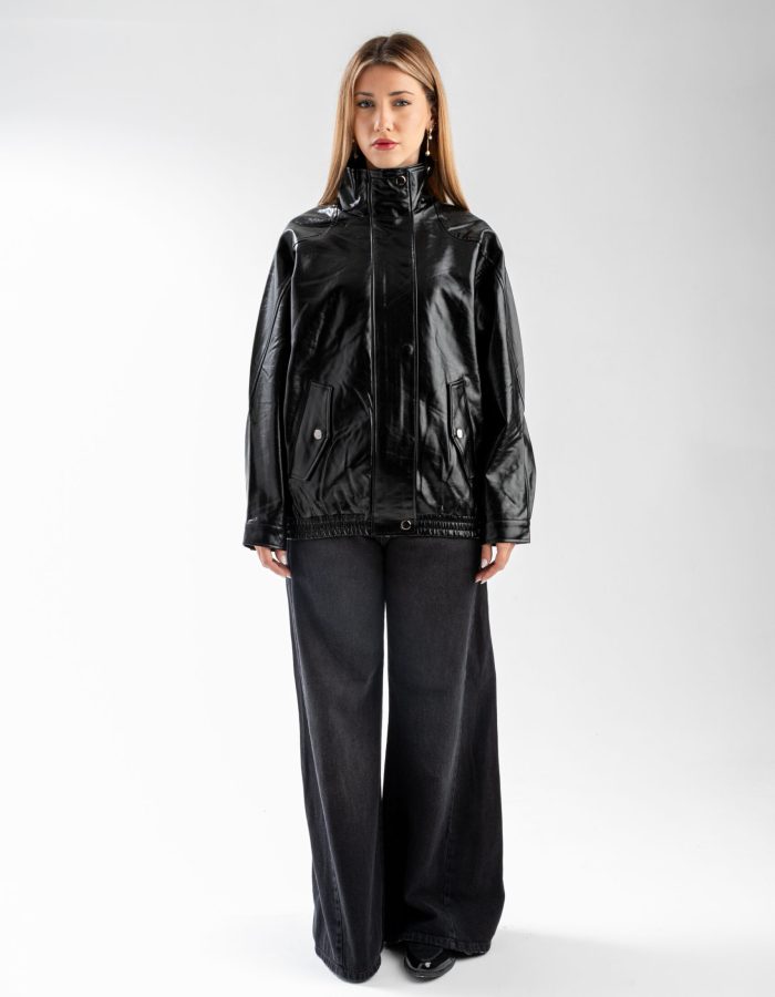 Campera Crystal Negra (Cuero)