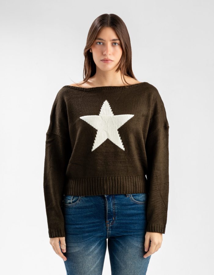 Sweater Star Verde Oliva