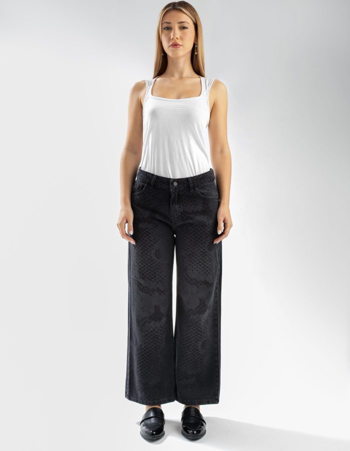 Pantalón Jean Recto Kate Negro