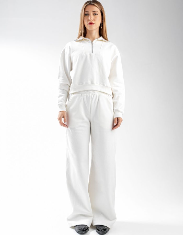 Conjunto Joggins + Buzo Frisado Oriana Natural