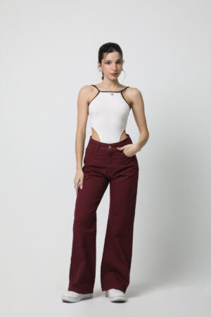 WIDE LEG MOSCU BORDO - Bordo, 40