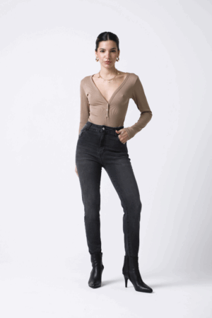 SKINNY SAN FRANCISCO - Gris, 36