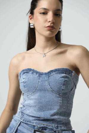 TOP JEANS GIRASOL