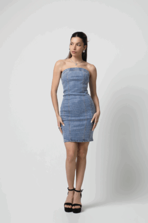 VESTIDO C/ BRILLOS HIBISCUS
