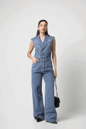 MONO JEANS LOTTO - Celeste, L