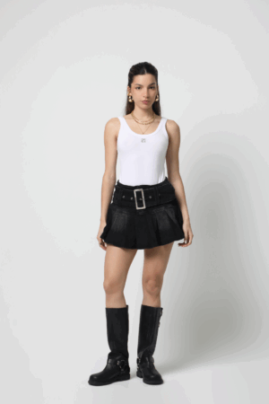 SHORT/POLLERA AMAPOLA NEGRO - Negro, 40