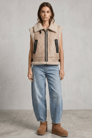 CHALECO GRECIA - Beige, L
