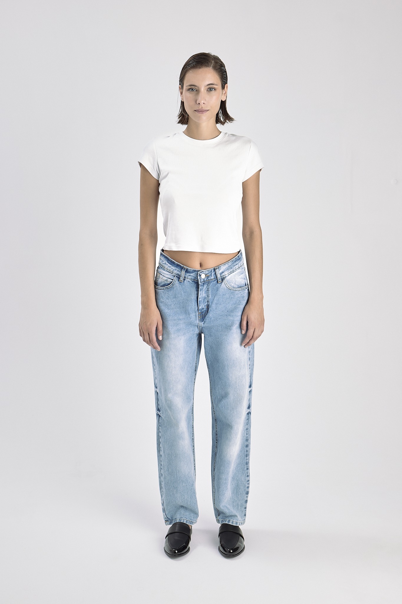 Pantalón Jean Recto Kuelgue Celeste
