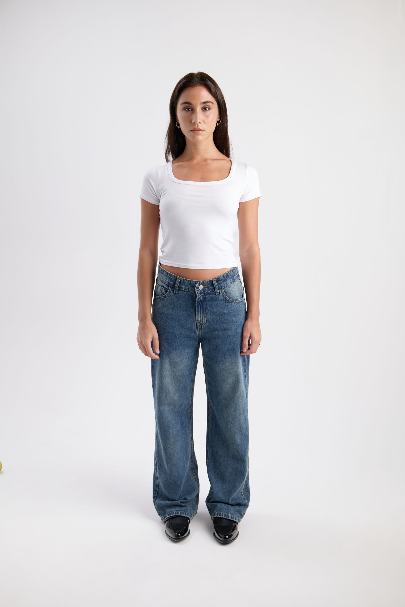 Pantalón Jean Recto Kate Azul
