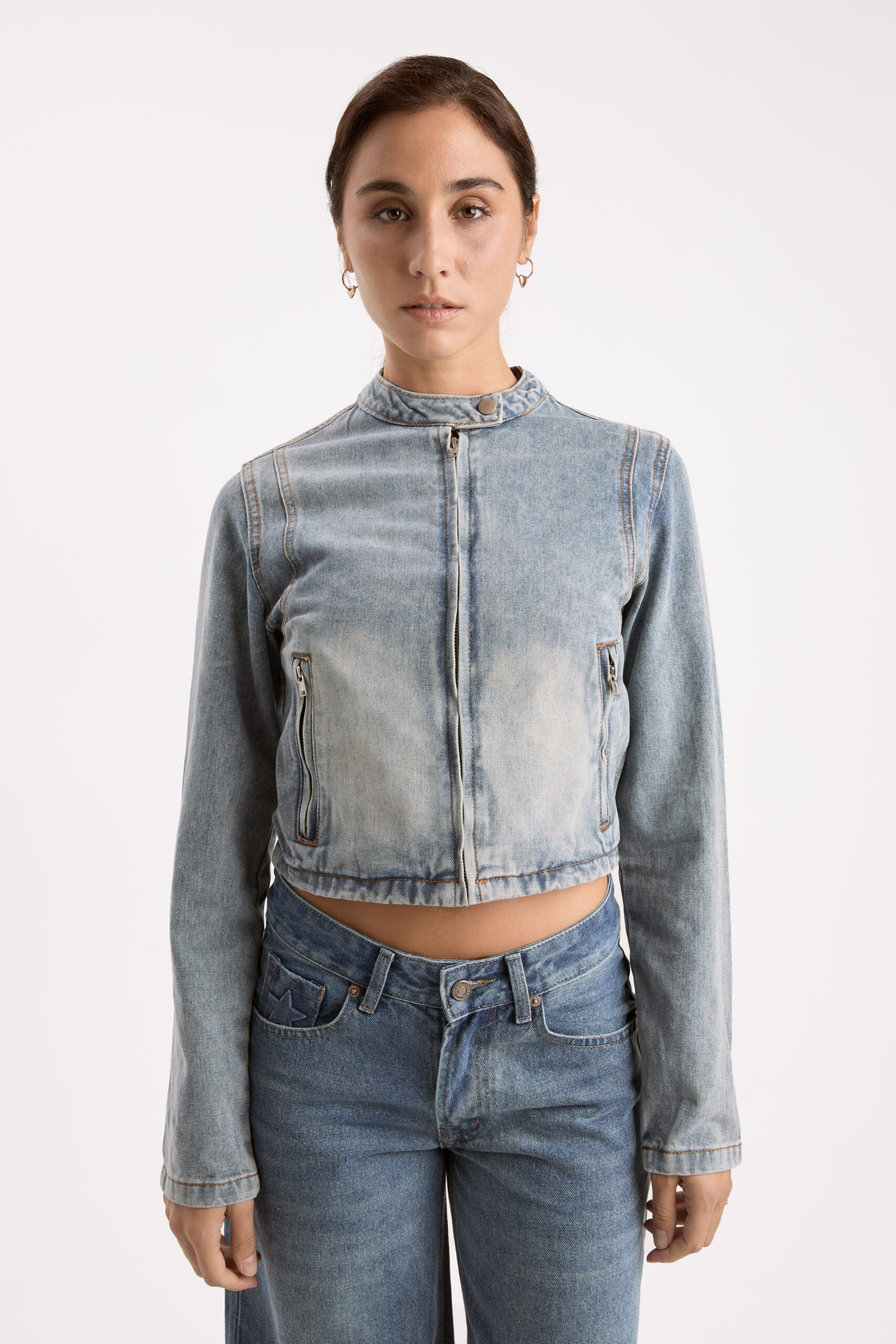 Campera Jean Venezuela Celeste