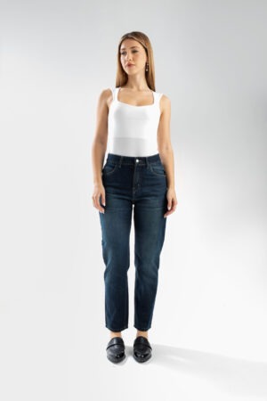 Pantalón Jean Momfit Cerati 6 Azul - 36
