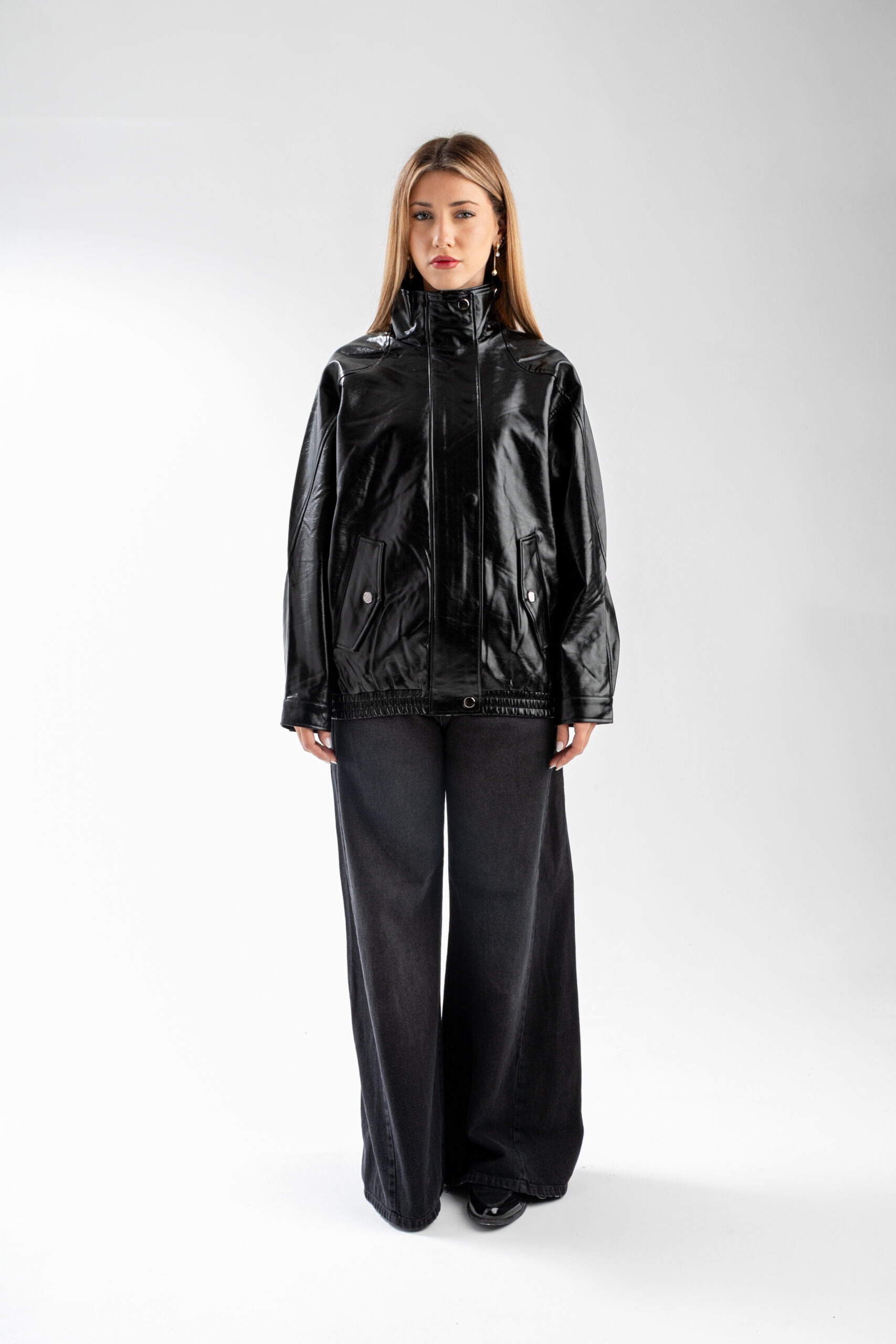 Campera Crystal Negra (Cuero)