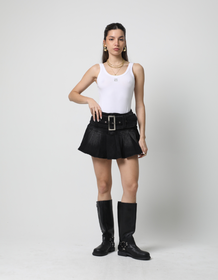 SHORT/POLLERA AMAPOLA NEGRO