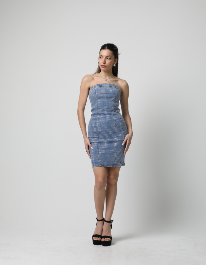 VESTIDO C/ BRILLOS HIBISCUS