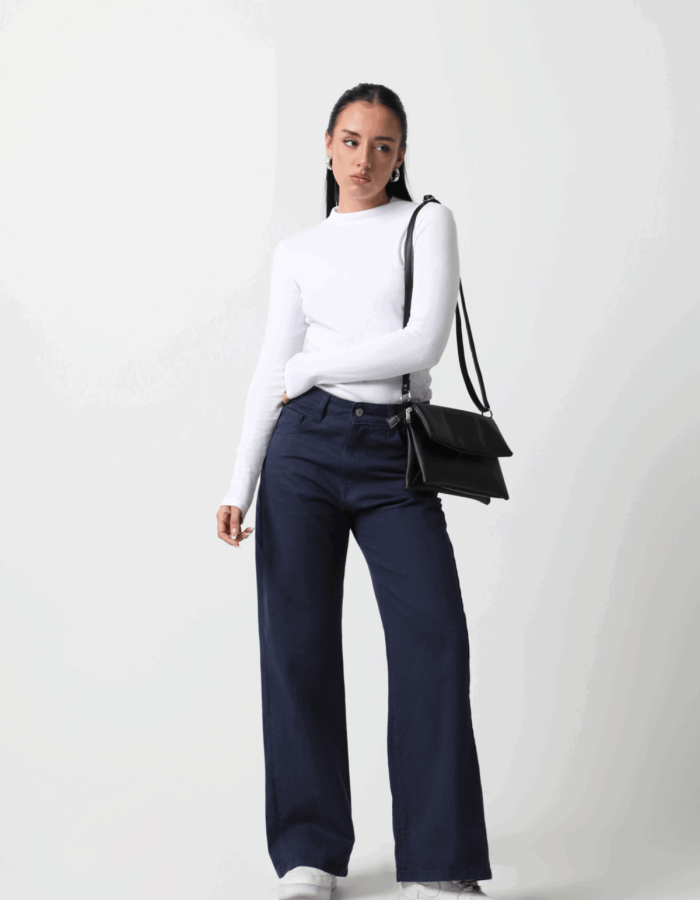 WIDE LEG MOSCU AZUL