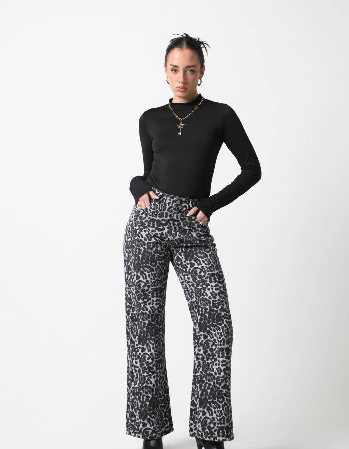 WIDE LEG TANZANIA GRIS