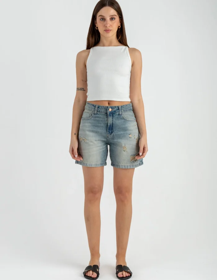 Bermuda Jean Curazao Celeste Oxido