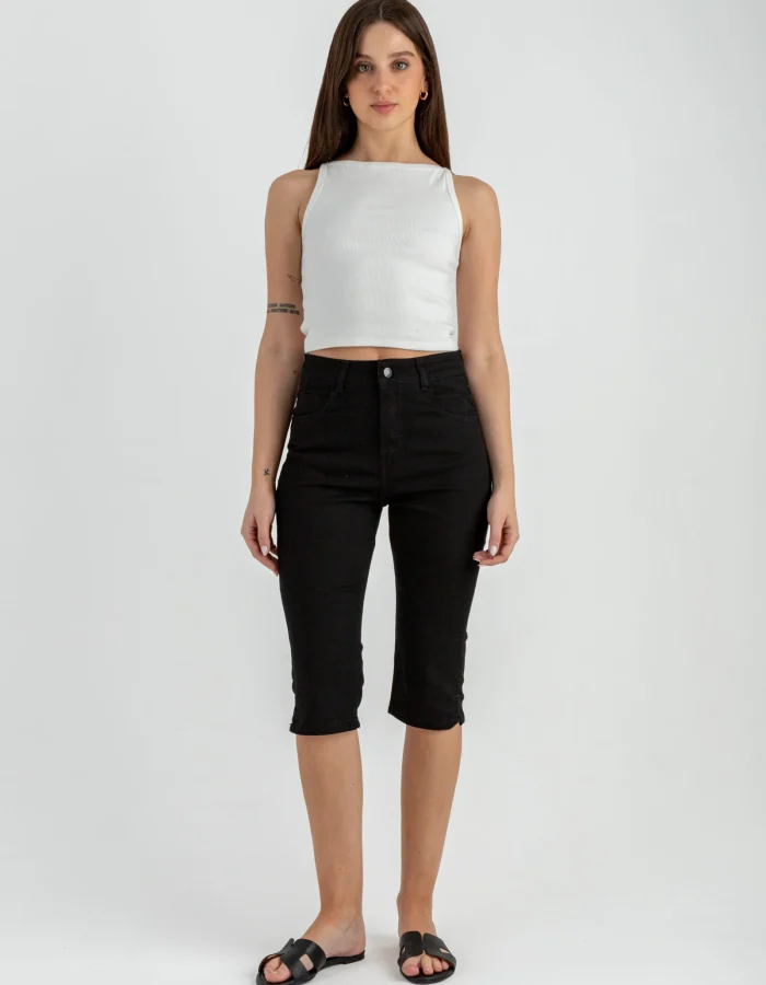 Bermuda Jean Capri Lyon Negro