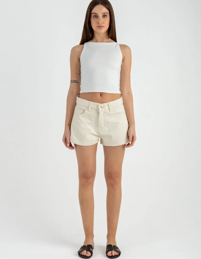 Short Gabardina Rosario Beige