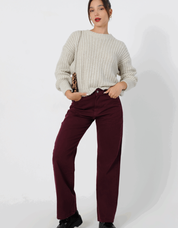 WIDE LEG MOSCU BORDO